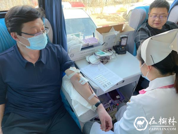 献血融爱心，人道润生命——靖边公安组织民辅警开展无偿献血活动