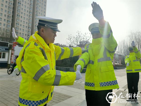 靖边交警培训新增协警为“新添血液”注活力