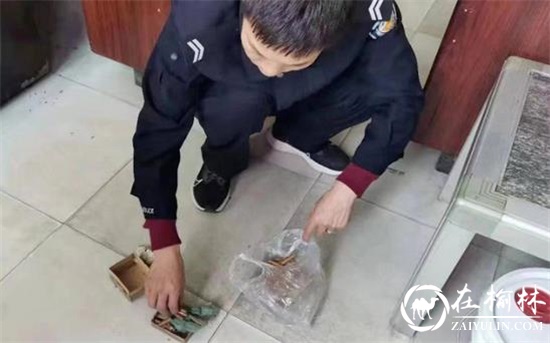 佳县通镇一村民打扫老宅发现45枚雷管