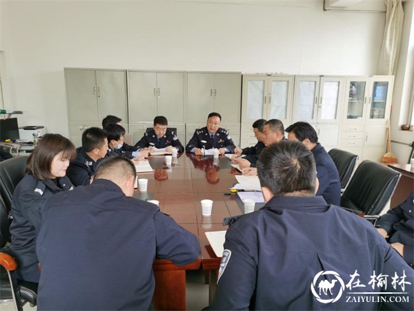 靖边公安治安大队以先进典型激发队伍正能量