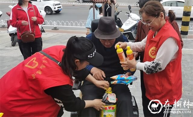 榆阳区驼峰办东岳路社区关爱残疾人 圆梦微心愿 共享社区情