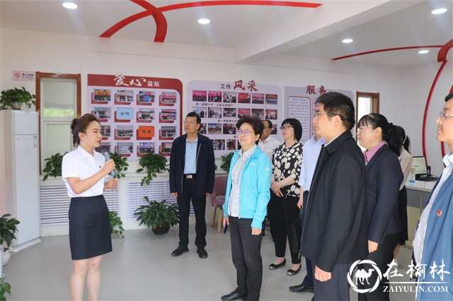 陕西省委党史学习教育指导组在榆林市榆阳区榆康社区调研