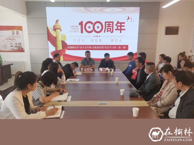 榆阳区驼峰办望湖路社区：党史学习班，让学习有“新”更有“心”