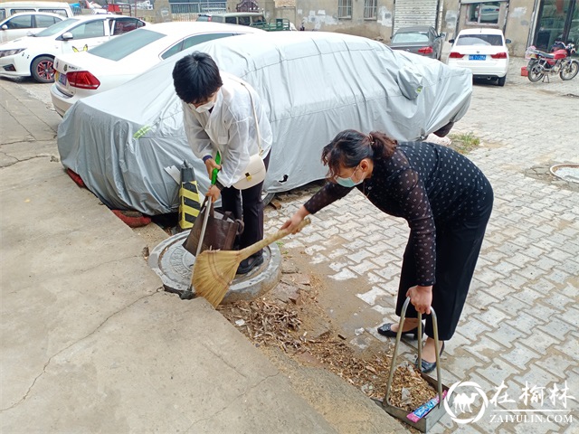 榆阳区桃源路社区：创卫成果大家享 “国卫”复审靠大家