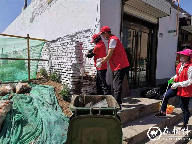 榆阳区驼峰路街道望湖路社区多措并举迎接创国卫复检