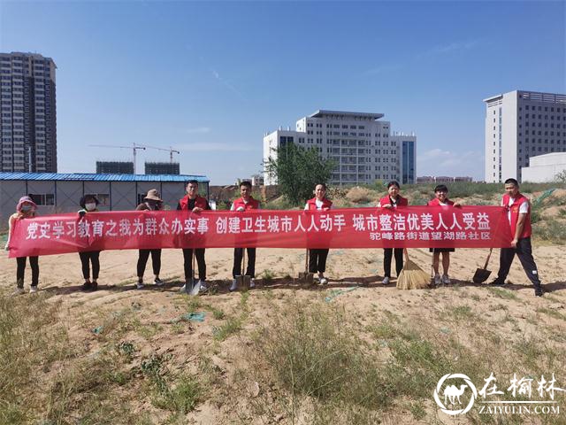 榆阳区驼峰路街道望湖路社区多措并举迎接创国卫复检