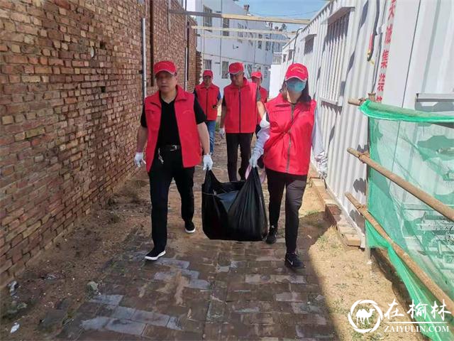 榆阳区驼峰路街道望湖路社区多措并举迎接创国卫复检