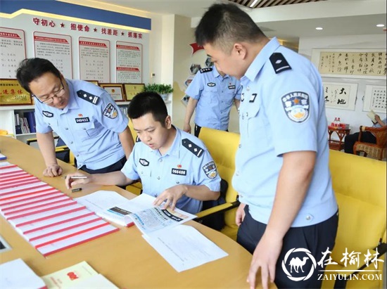 市局第六督导组艾绍安一行督导检查绥德公安党史学习教育工作