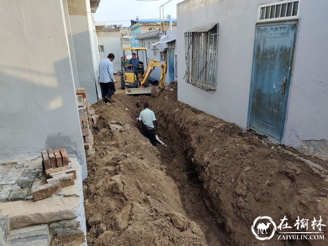 新明楼街道定慧寺社区联合榆阳区住房和城乡建设局铺路修巷暖民心