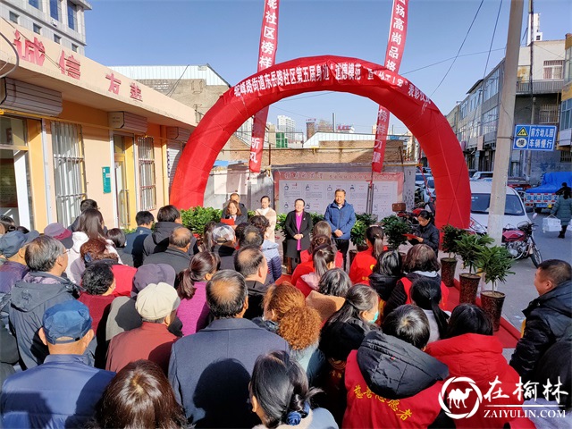 榆阳区东岳路社区举办第五届“身边好人”暨“拴正人家”表彰活动