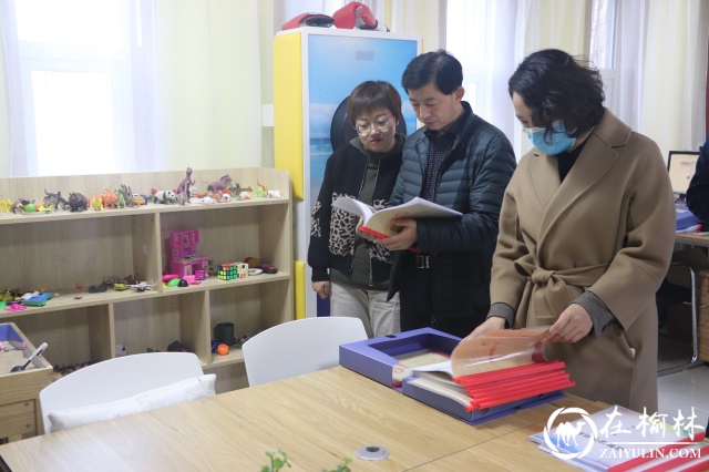 清涧县委宣传部来榆阳区沙河路街道榆康社区考察新时代文明实践工作