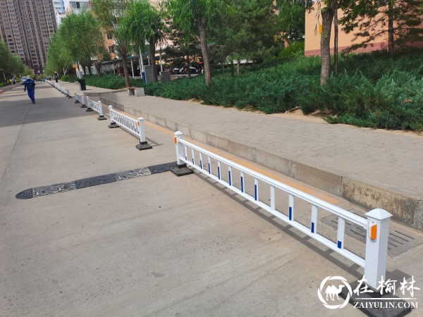道路护栏更换后
