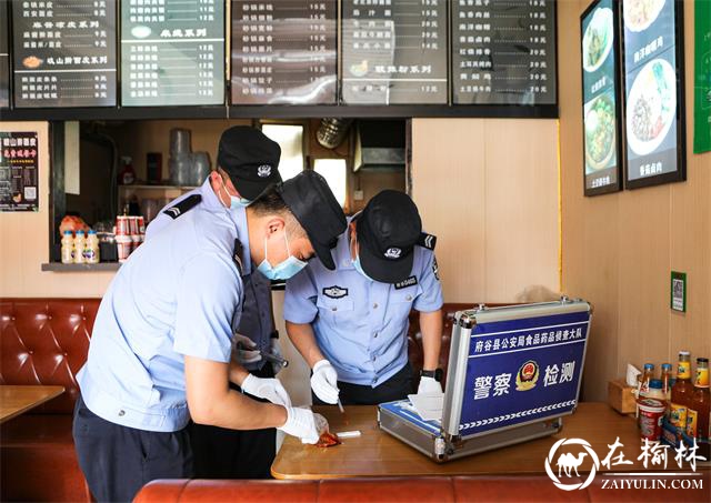 府谷县公安局环食药侦大队开展校园及周边食品安全检查