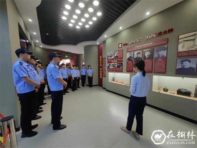 靖边公安西郊派出所开展主题党日活动