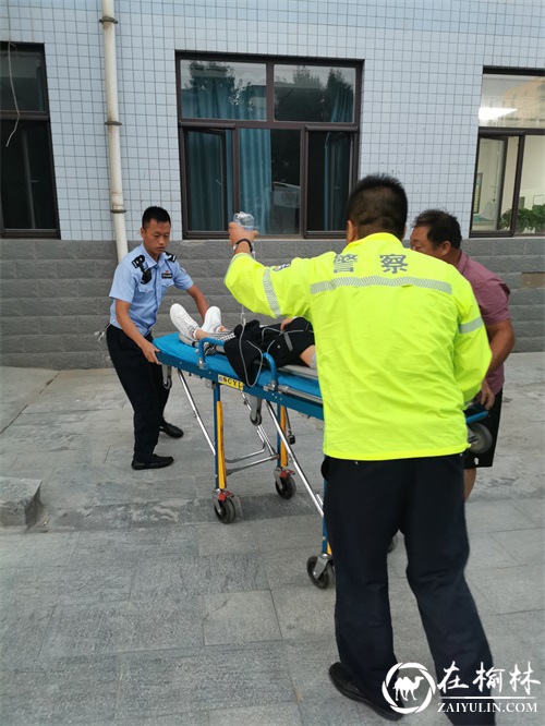 争分夺秒！靖边公安交警警车开道护送病人紧急就医