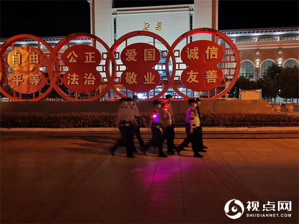 延安站派出所扎实开展夏夜治安巡查宣防集中统一行动