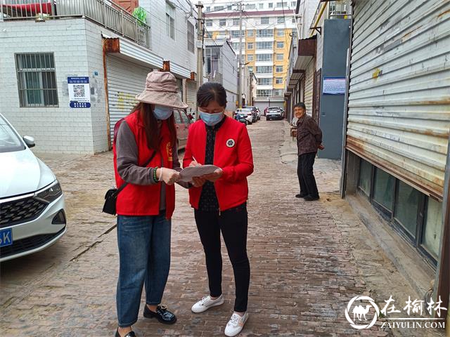 榆阳区驼峰路街道桃源路社区环境卫生整治文明创建宣传齐步走