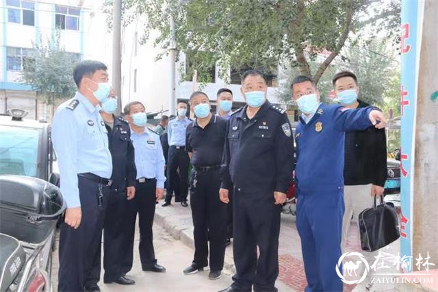 靖边县副县长李学恩督导检查安全管理工作