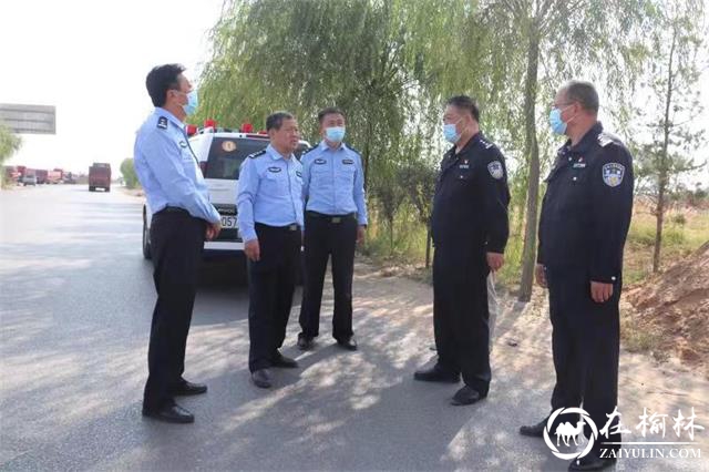 靖边县副县长李学恩督导检查安全管理工作