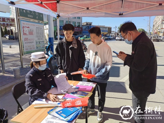 靖边交警“马路学堂”又增加了新内容
