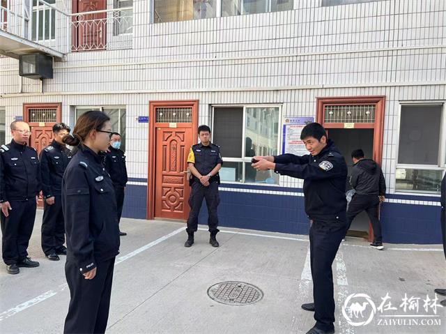 公安榆阳分局巡特警大队开展警械技能专项培训