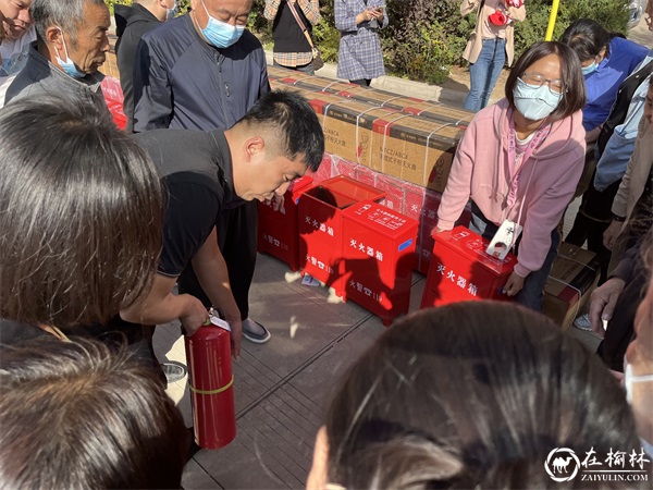 榆阳区崇文办芹涧路社区：安全生产 人人有责