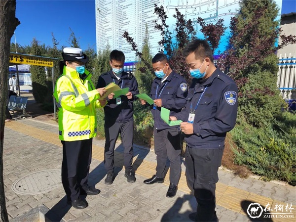 榆林市公安局交警支队三大队民警走进驾校开展交通安全宣传活动