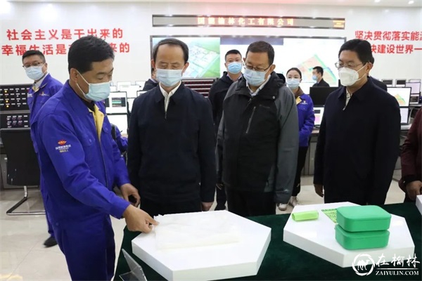 陕西省高级人民法院院长李智一行来榆林经开区考察调研