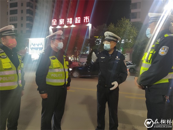 榆林市交警支队督导组下沉靖边督导检查酒驾查处工作