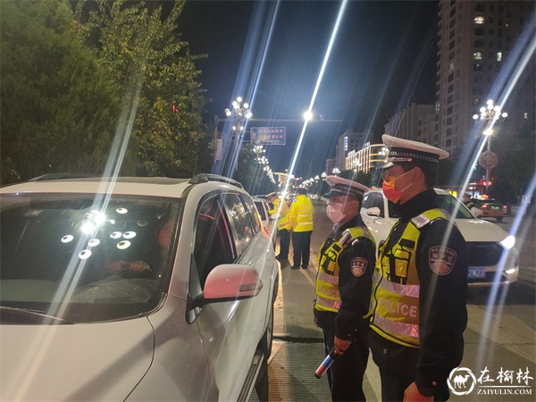 榆林市交警支队督导组下沉靖边督导检查酒驾查处工作