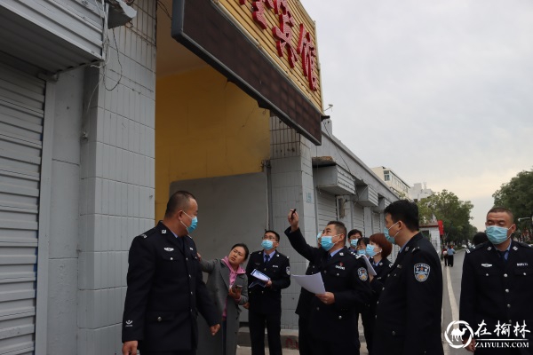 公安榆阳分局巡特警大队深入推进全国文明城市创建工作