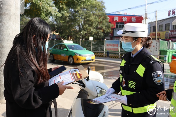 靖边交警重拳整治各类道路交通违法行为