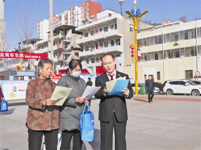 吴堡县法院开展诚信主题普法宣传