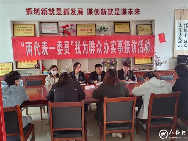 榆阳区崇文路街道春苑社区组织开展“我为群众办实事”人大代表接访慰问活动