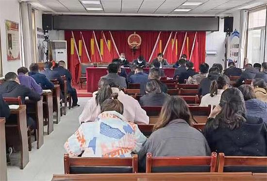 殷海舰 白银喜深入殿市镇调研指导巩衔工作