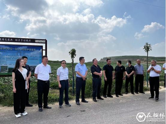 靖边县人大常委会来榆阳区考察学习高效旱作节水农业项目 靖边县人大常委会来榆阳区考察学习高效旱作节水农业项目