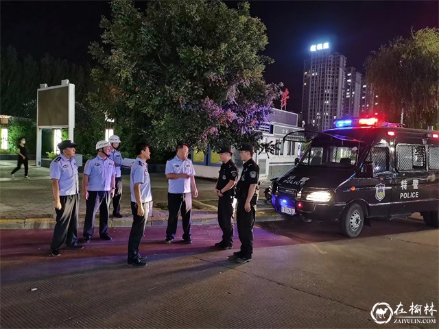 靖边县公安局开展第八次夏夜治安巡查宣防集中统一行动