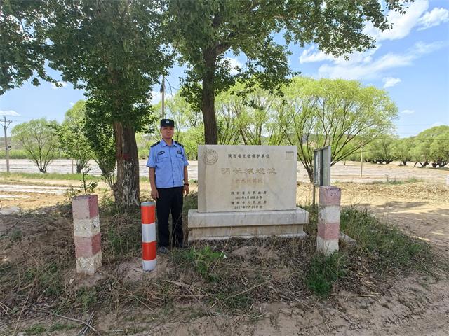 靖边杨米涧派出所积极开展“保护文物 人人有责”主题宣传教育活动