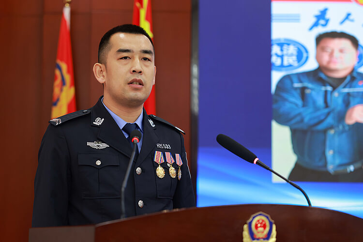 全市公安机关优秀辅警先进事迹宣讲活动走进榆阳公安