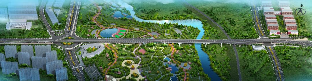 榆溪大道东延伸市政工程效果图