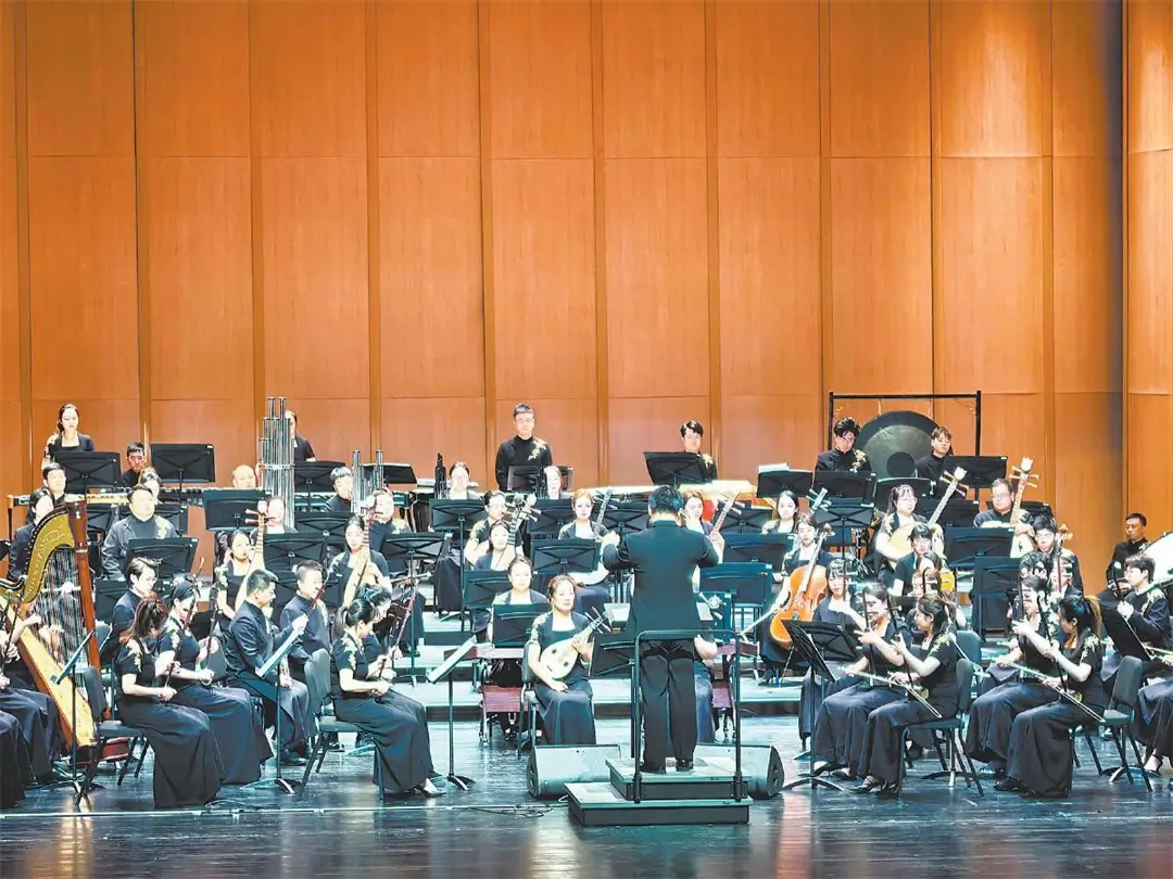 音乐会现场。　钟文玲摄