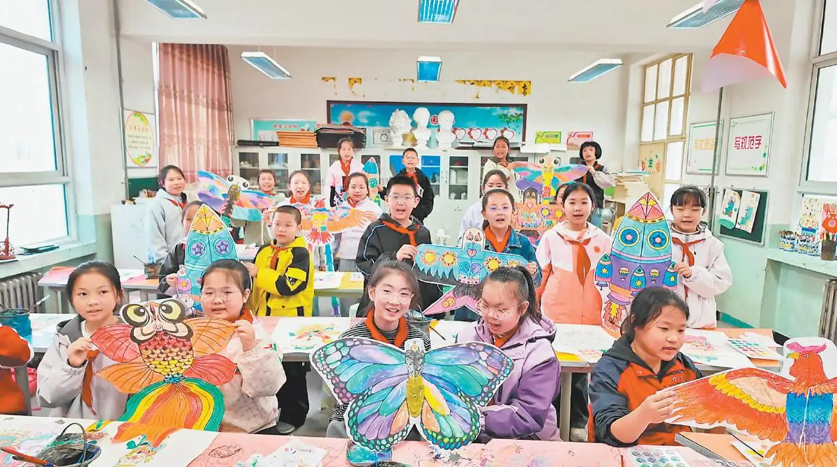 课堂展示。郑懿摄