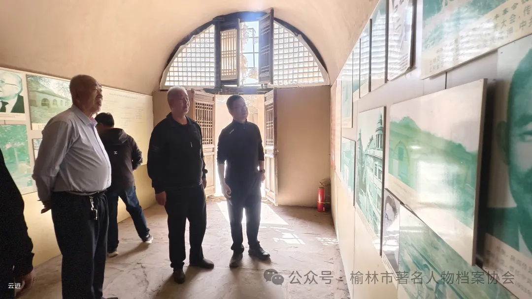 4月5日，榆林市人大代表、市著名人物档案协会理事长康德武与文化学者康守永一行赴佳县马连塌调研