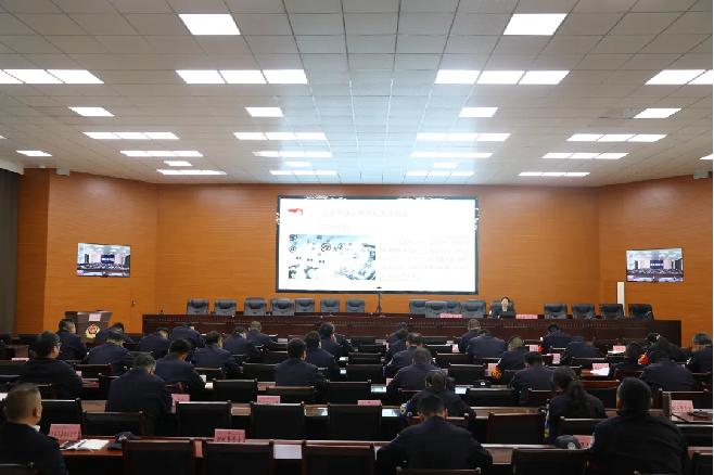 靖边县公安局举办树立和践行正确政绩观专题辅导讲座