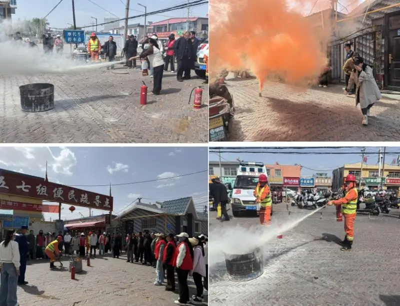 崇文路街道葡萄园社区开展“五级五长”消防演练 筑牢安全防线