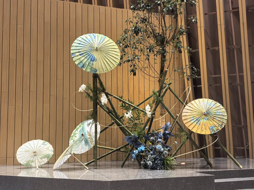 榆林市图书馆非遗油纸伞展