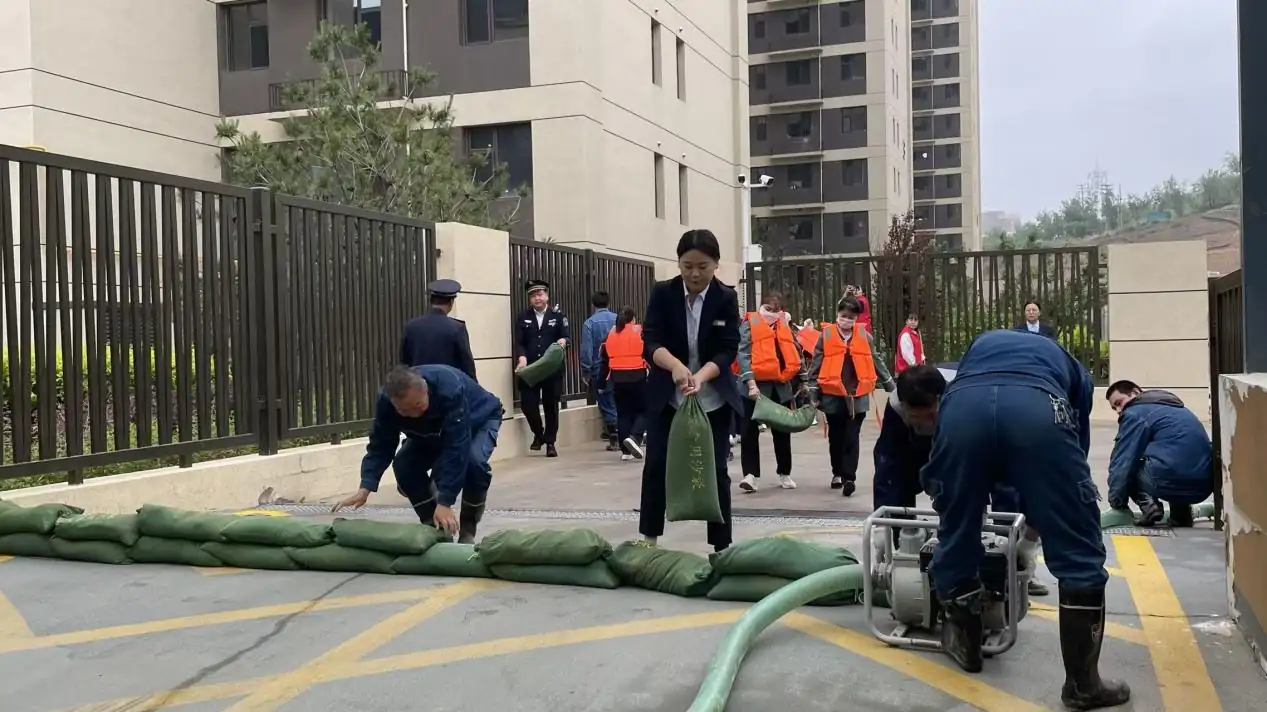 防汛实战演练