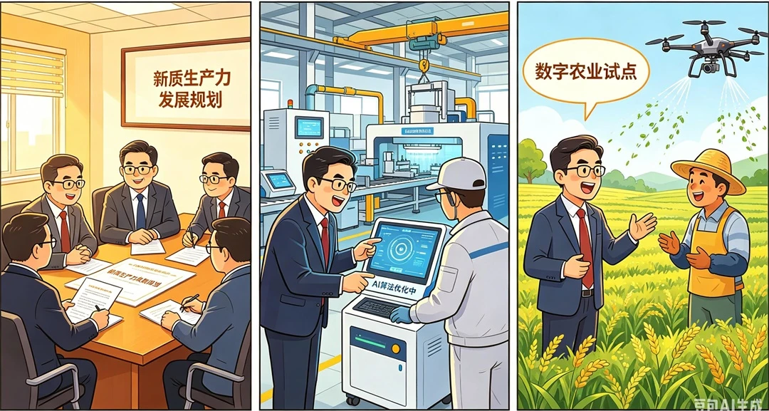 干部当练好内功，当好新质生产力“服务员”