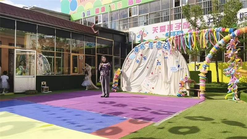 社区副书记为本次六一活动致辞