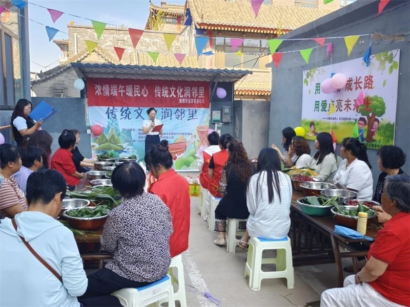 榆阳区鼓楼街道普惠泉社区：浓情端午暖民心 传统文化润邻里